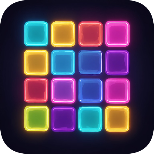 Neon Block Puzzle Google Play icon captured 2026-08-13