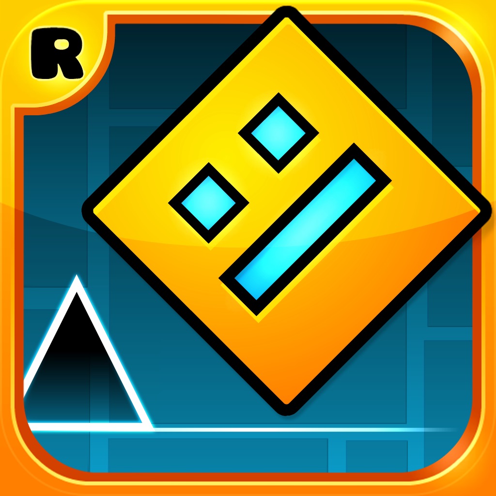 Geometry Dash app icon captured 2026-08-11