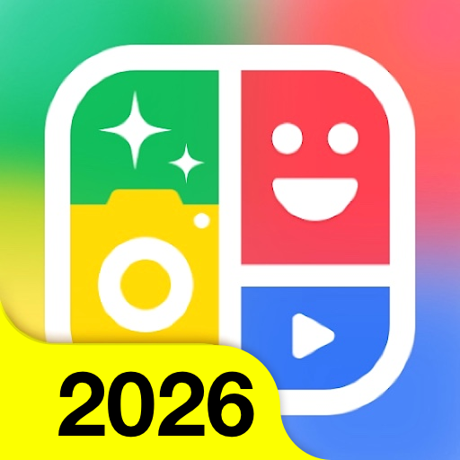 Colagem foto vídeo- Quick Grid Google Play icon captured 2026-08-15