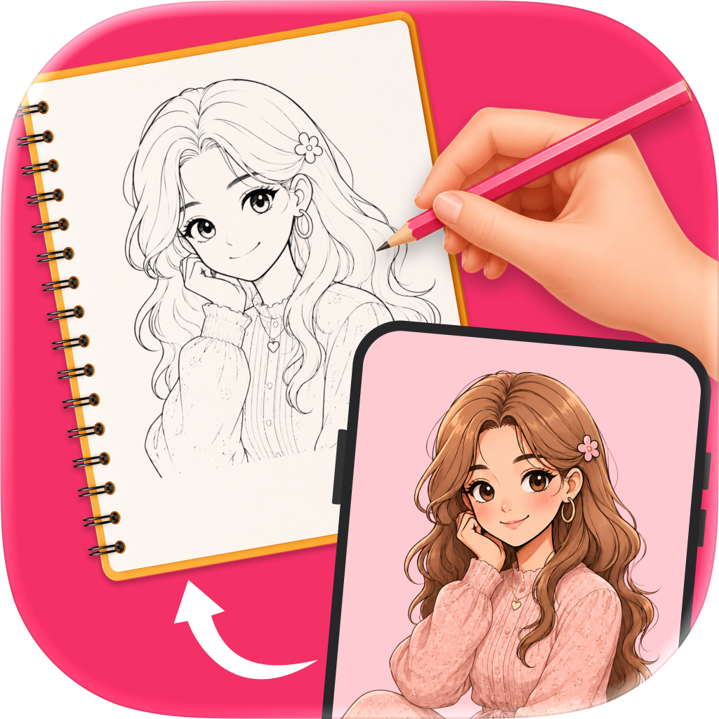 AR Trace Drawing: Sketch & AI app icon