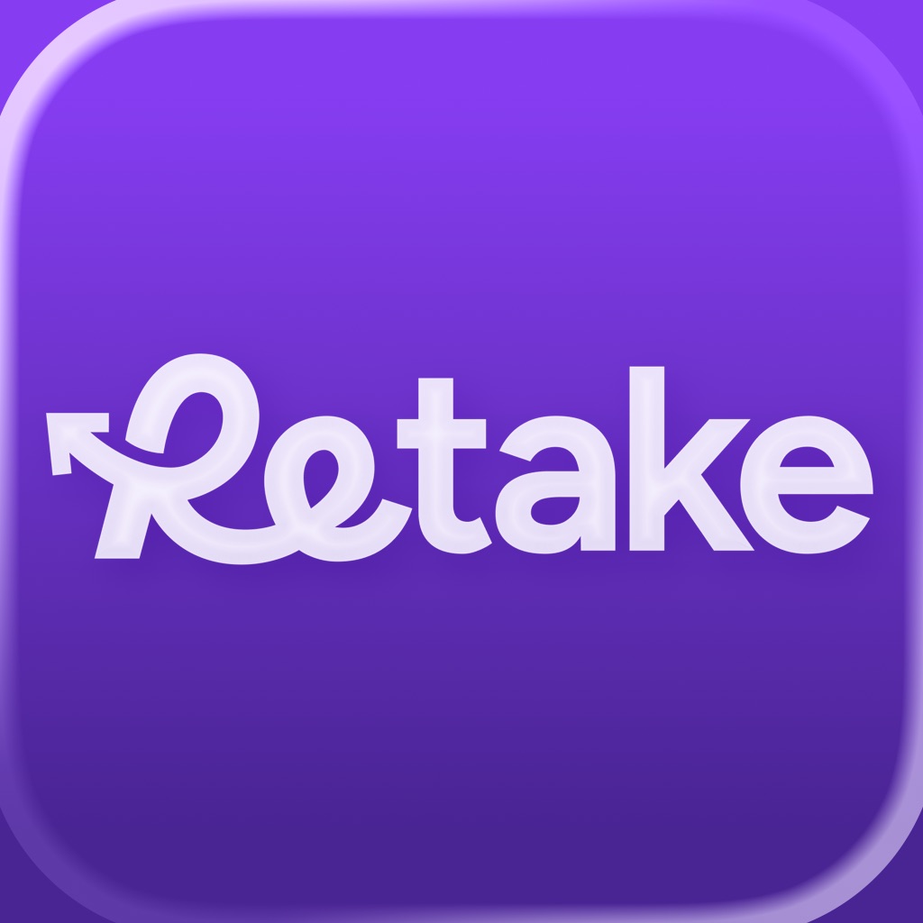 Retake AI Face & Selfie Editor app icon captured 2026-08-15