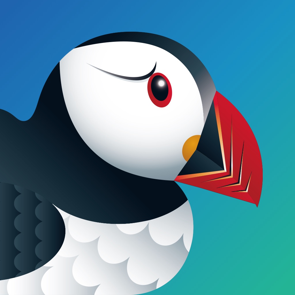 Puffin Cloud Browser app icon captured 2026-08-13