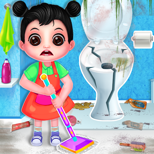 Cute Girl Dirty House Cleaning Google Play icon captured 2026-08-16