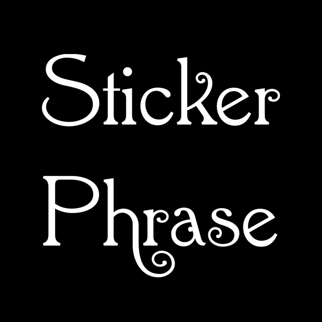 Sticker Phrase - stickers for iMessages app icon captured 2026-08-14