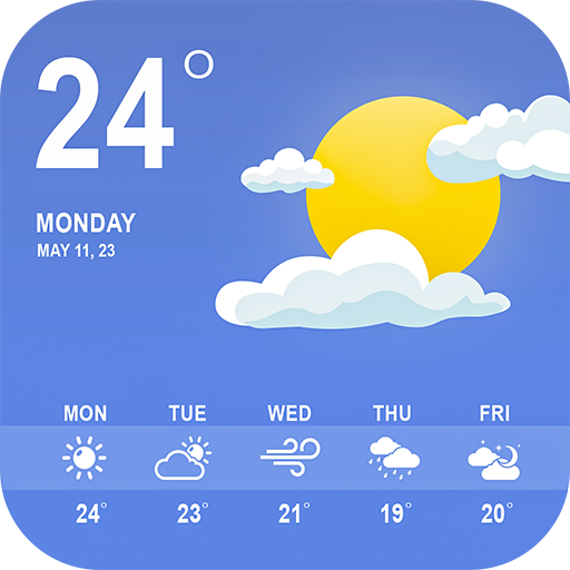 Weather- Live Weather Forecast Google Play icon captured 2026-08-17