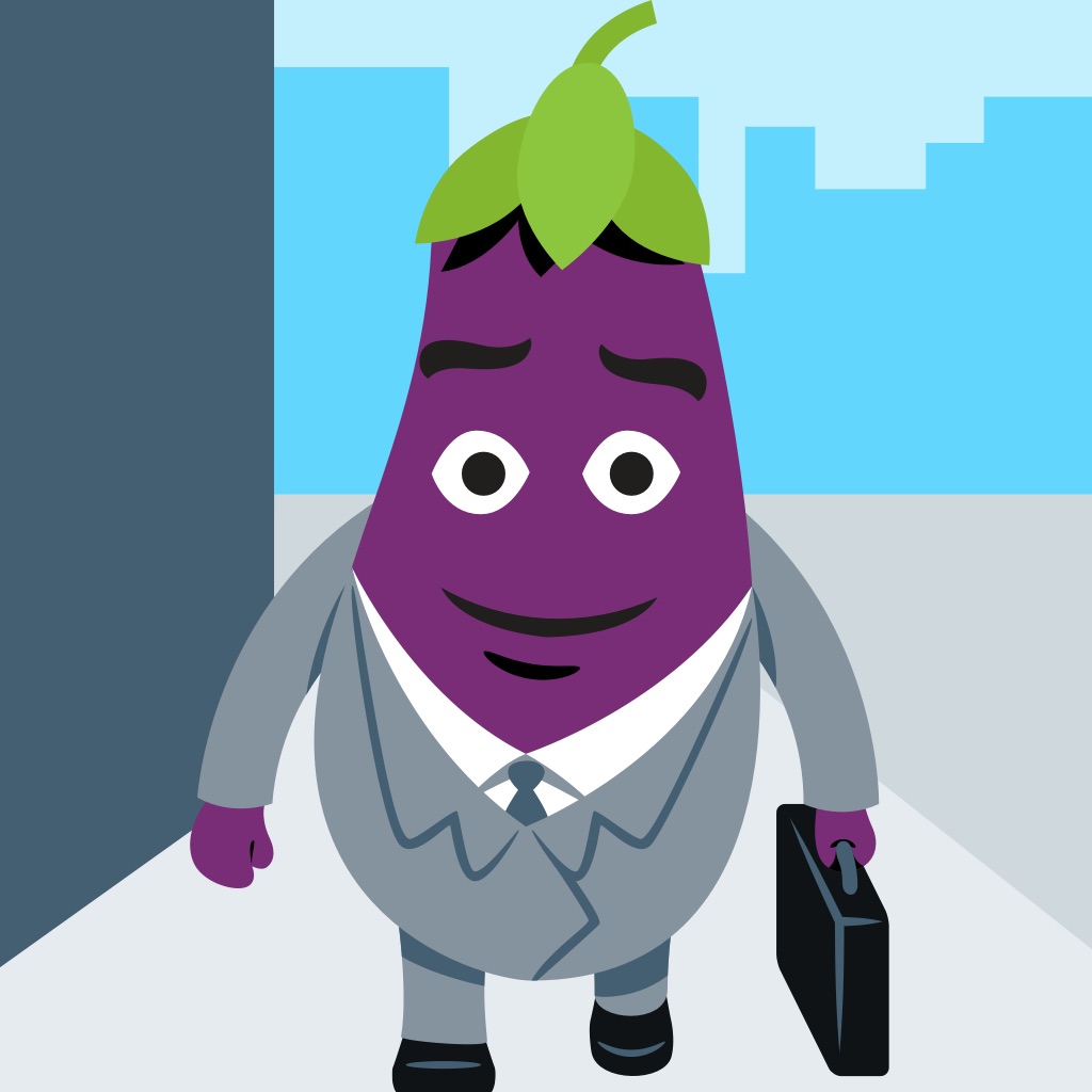 Eggplant Life: Emoji inspired stickers by EmojiOne app icon captured 2026-08-12