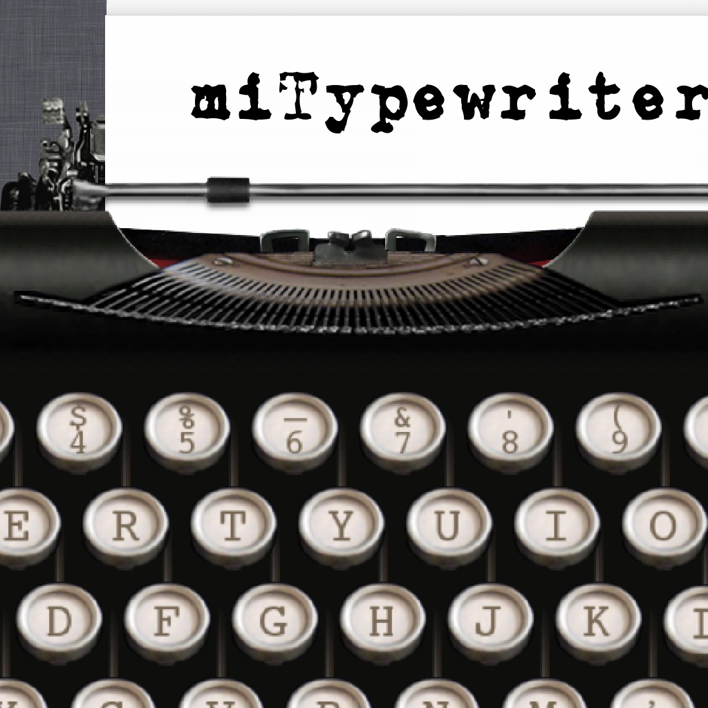 miTypewriter for iPad app icon captured 2026-08-12