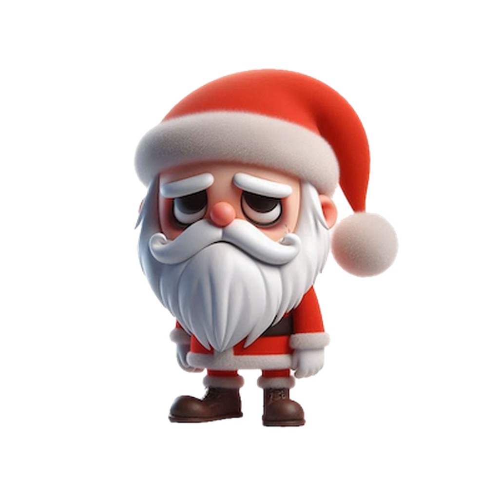 Sad Santa Stickers app icon captured 2026-08-11