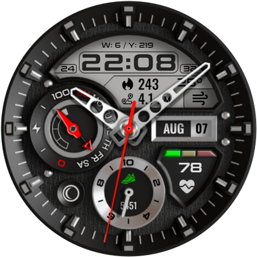 PT55 Hybrid Watch Face Google Play icon captured 2026-08-14