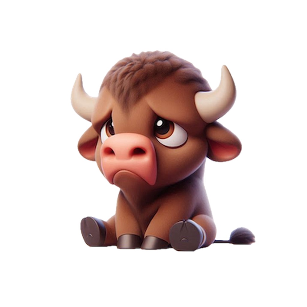 Sad Bison Stickers app icon