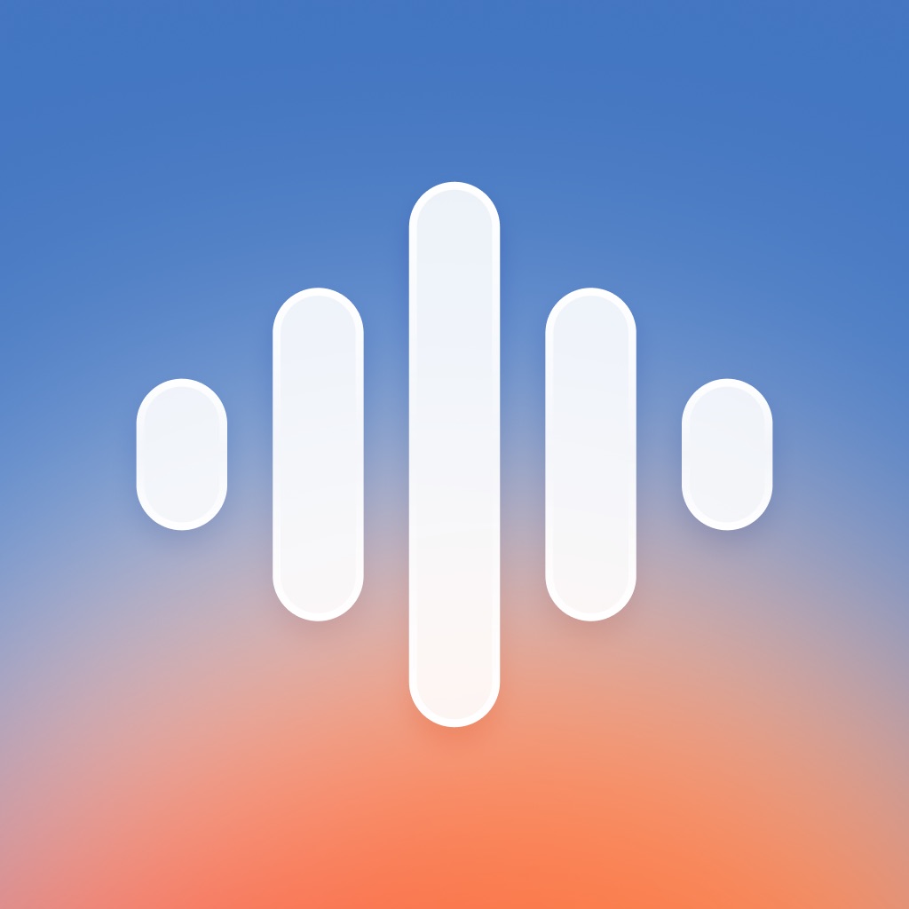Cue: AI Note Taker & Recorder app icon captured 2026-08-12