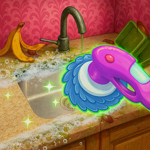 Daddy Messy House Cleaning app icon captured 2026-08-18