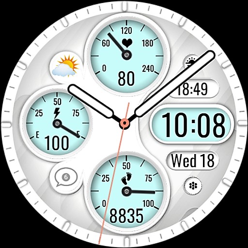 Pastel Ocean Analog Face AE07 Google Play icon captured 2026-08-16