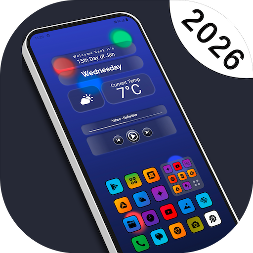 Crystal Blur Launcher Google Play icon captured 2026-08-16
