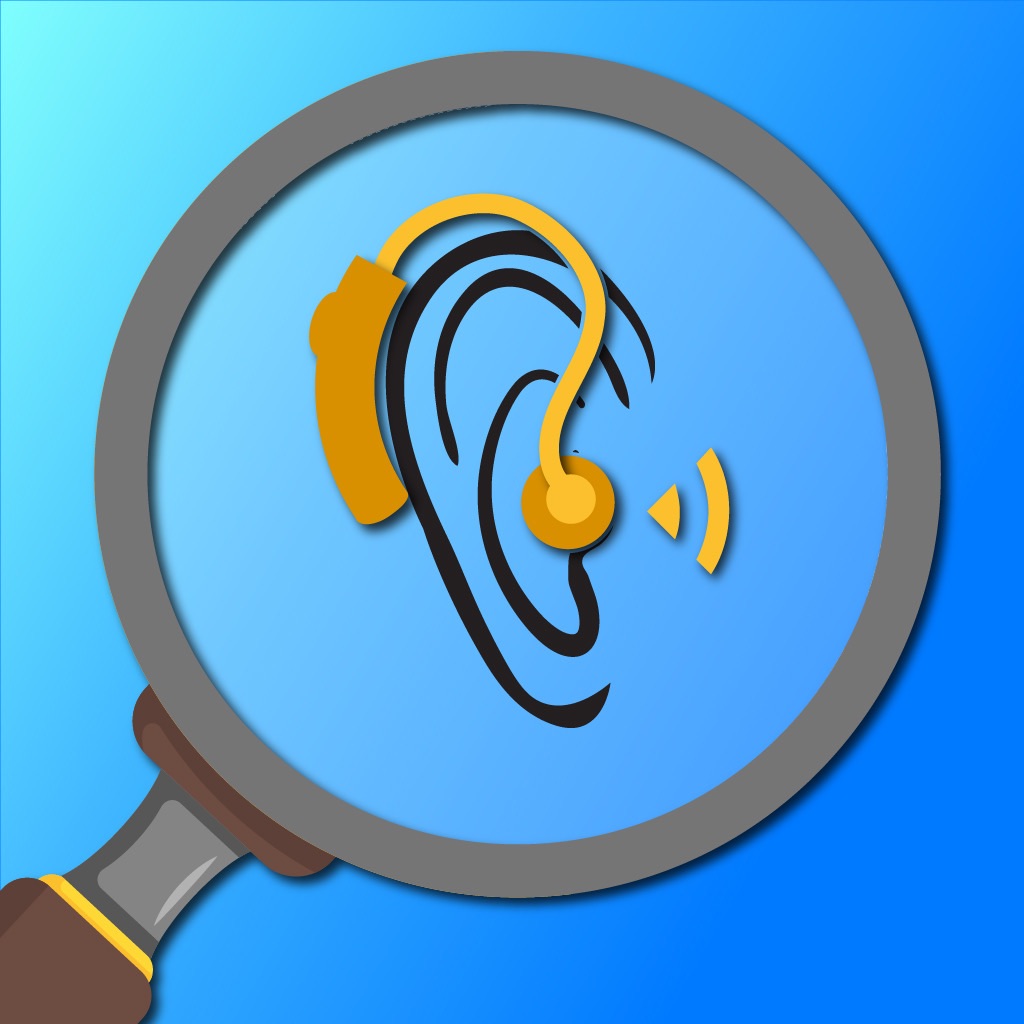 Find My Hearing Aid & Devices app icon captured 2026-08-12