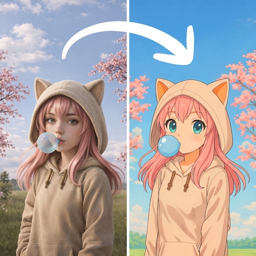 Photo to Anime · MYORA app icon captured 2026-08-18