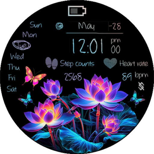 BFF2 - Neon Art Lotus Flower Google Play icon captured 2026-08-13