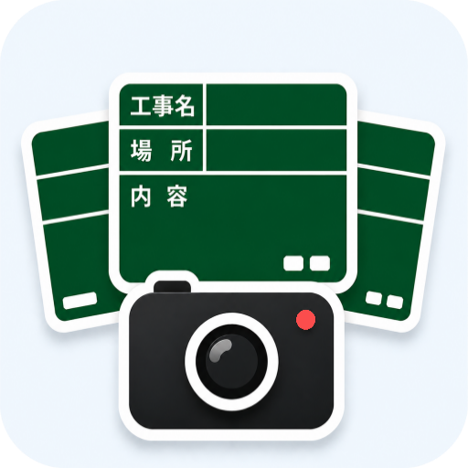 手持ち黒板Plus – 工事黒板・工事写真・写真台帳作成 app icon captured 2026-08-18