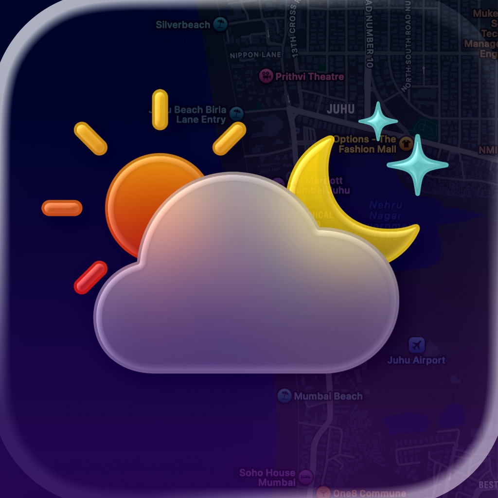 WeatherGlow - Local Forecast app icon captured 2026-08-14