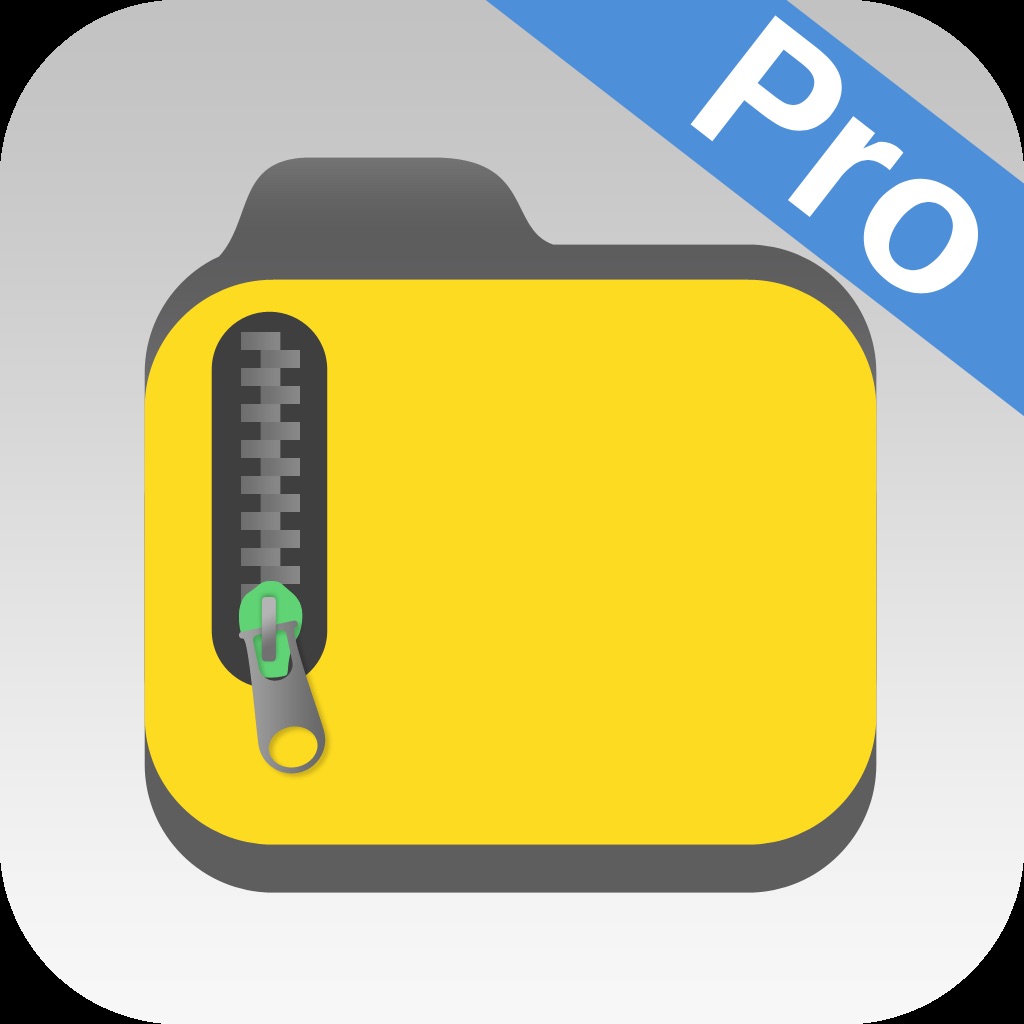 iZip Pro -Zip Unzip Unrar Tool app icon captured 2026-08-11