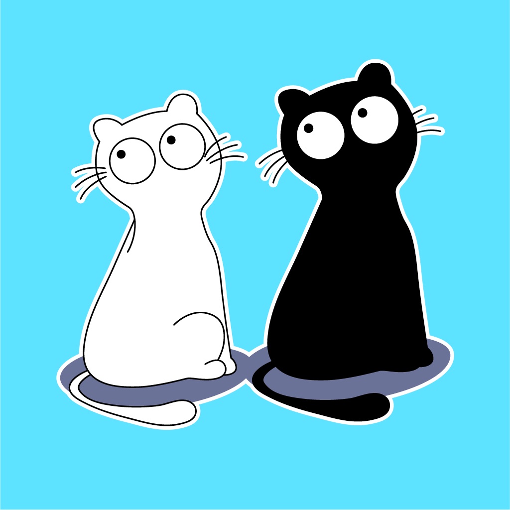 Black Kitten Animated Stickers app icon captured 2026-08-14