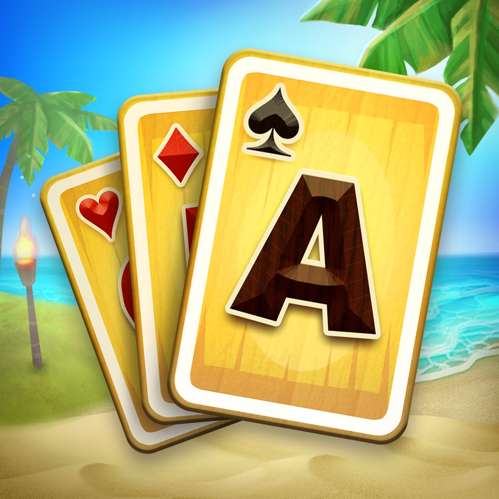 Tiki Solitaire TriPeaks app icon captured 2026-08-14