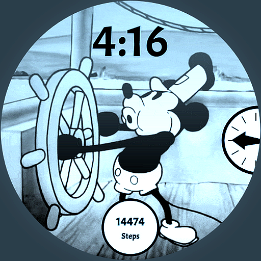 Steamboat Mouse Watch Face Google Play icon captured 2026-08-13