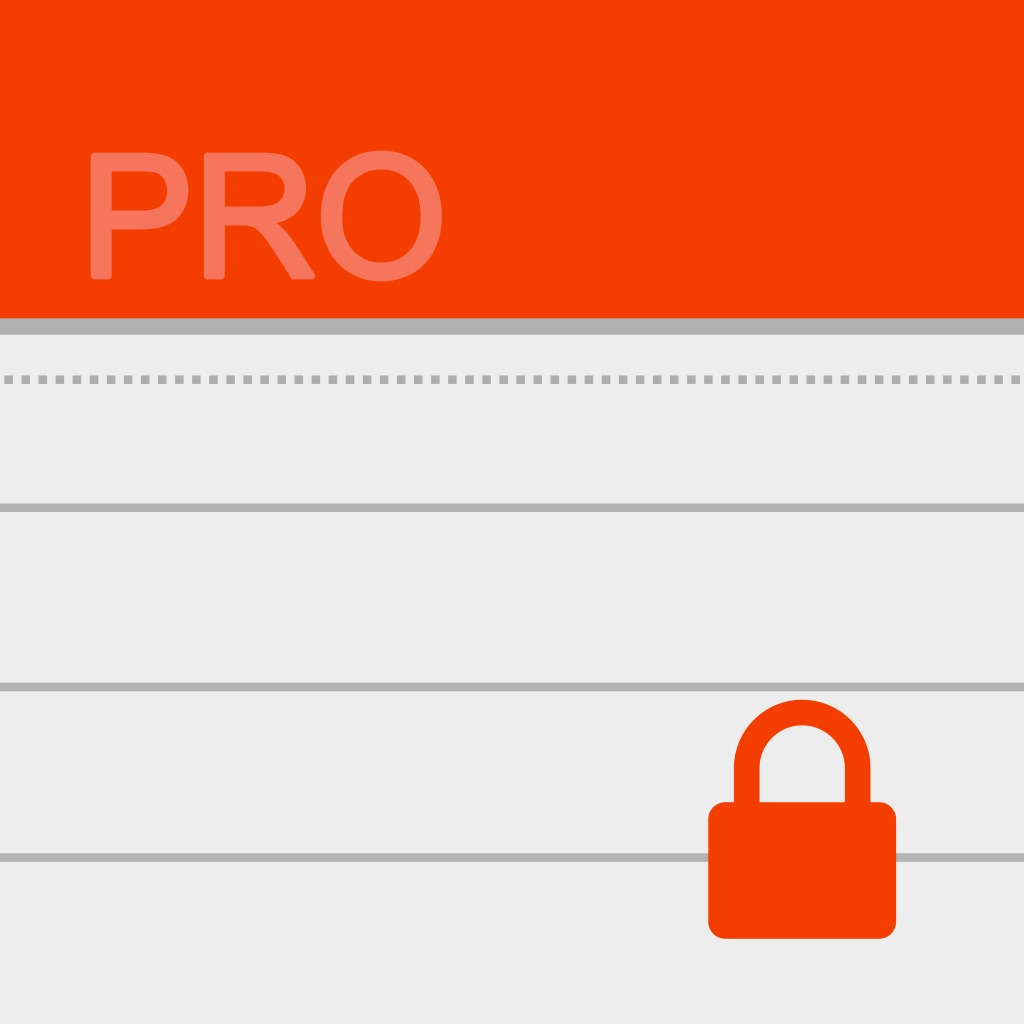 Lock Notes Pro app icon captured 2026-08-12