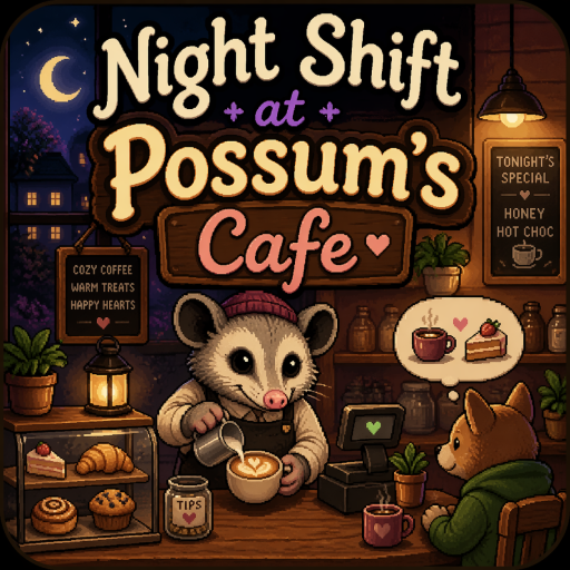 Possum Café: Cosy Barista Game Google Play icon captured 2026-08-16