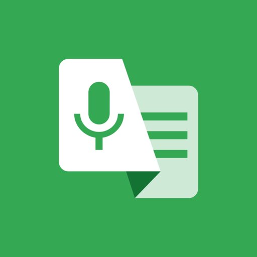 Transcrição instantânea Google Play icon captured 2026-08-14