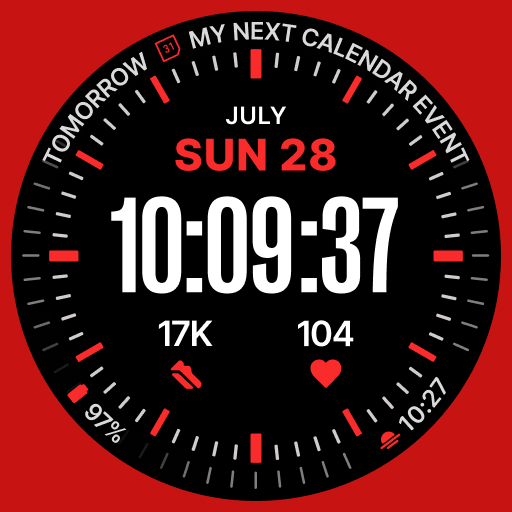 Durval Digital Watch Face Google Play icon captured 2026-08-13