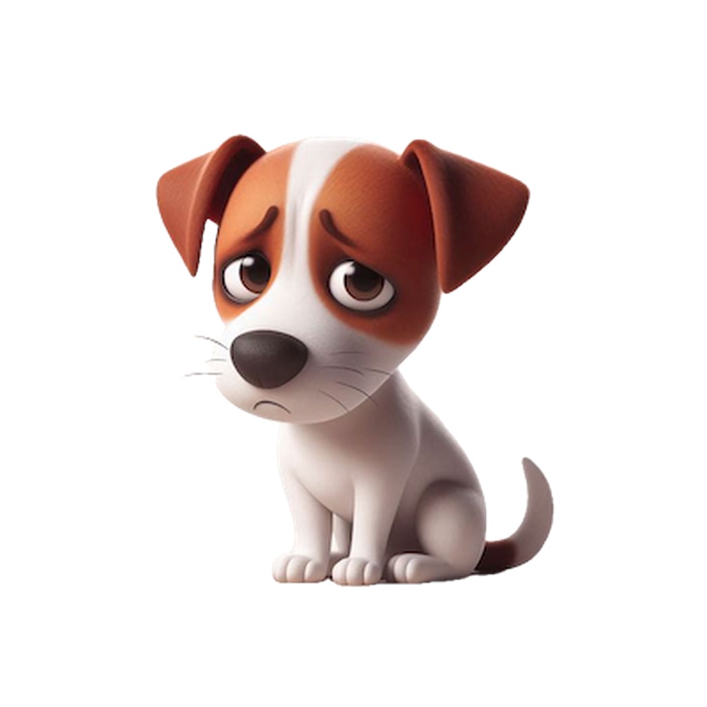 Sad Jack Russell Stickers app icon captured 2026-08-11