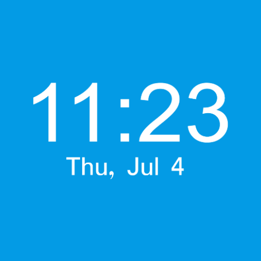 Clock, Date and Weather Widget Google Play icon captured 2026-08-12