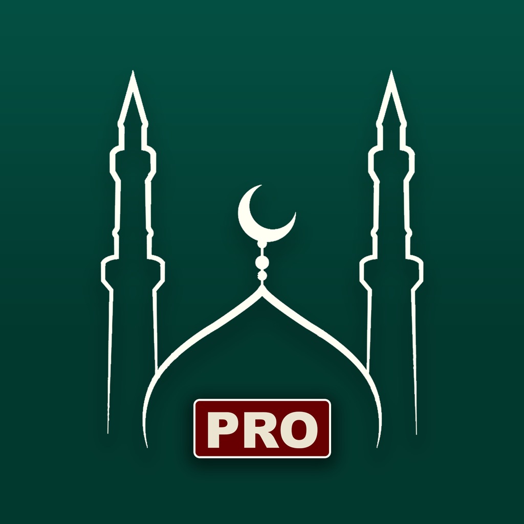 Prayer Times Qibla Compass Pro app icon