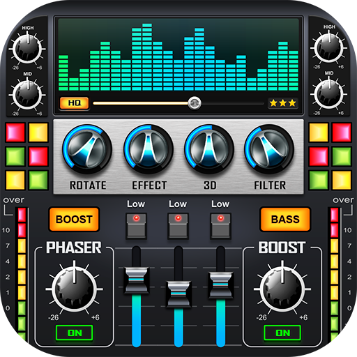Leitor de música equalizador Google Play icon captured 2026-08-14