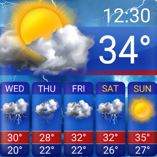 Weather Forecast App Widget app icon captured 2026-08-18
