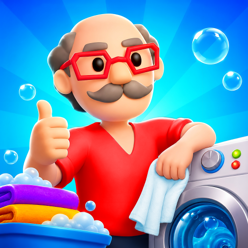 Laundry Rush - Jogo ocioso Google Play icon captured 2026-08-16
