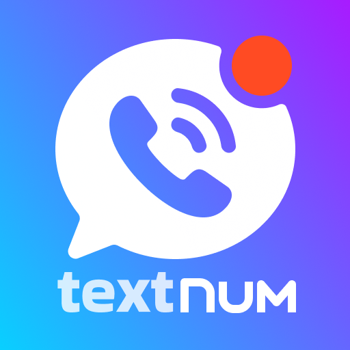 TextNum: Call + Text for Now! Google Play icon