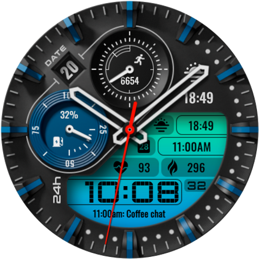 PT20 Hybrid Watch Face Google Play icon captured 2026-08-13