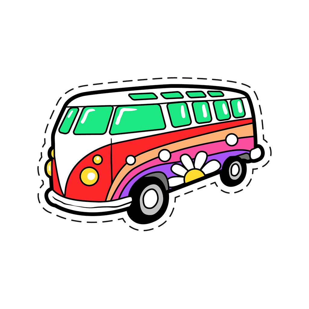 Hippie Life GIF Stickers app icon captured 2026-08-12