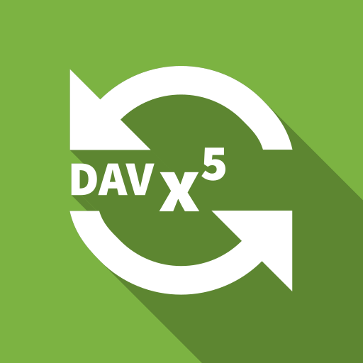 DAVx⁵ – CalDAV CardDAV WebDAV Google Play icon captured 2026-08-12