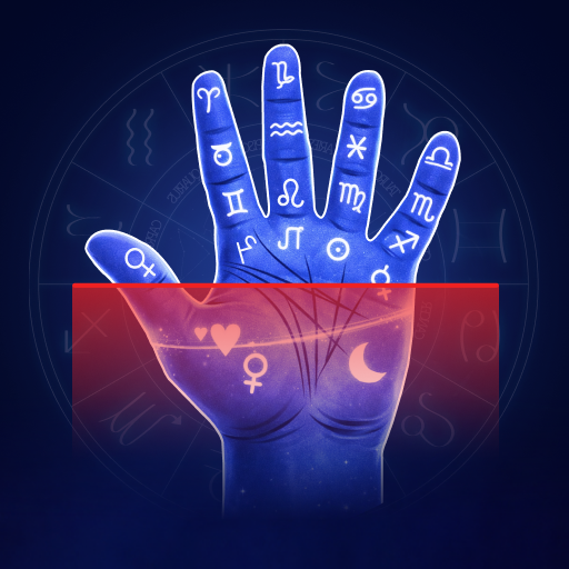 AI Palm Reader & Horoscope app icon captured 2026-08-18