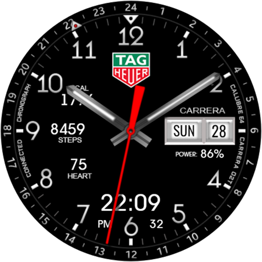 TAG CARRERA Hybrid Watch Face Google Play icon captured 2026-08-13