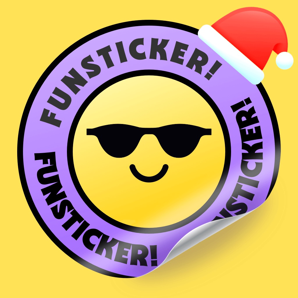 FunStick: Stickers & Emojis app icon captured 2026-08-11
