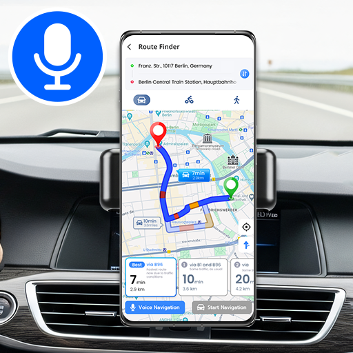 Mapa GPS: planejador de rotas Google Play icon captured 2026-08-16