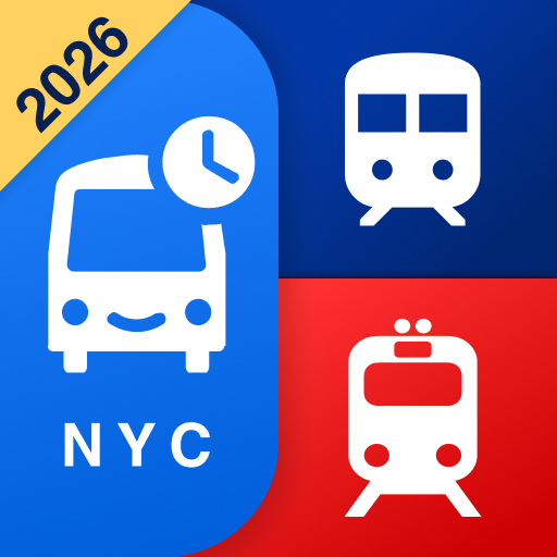 NYC MTA Bus Time Subway Trains Google Play icon captured 2026-08-14
