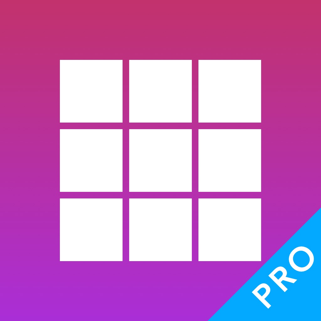 Griddy Pro: Split Pic in Grids app icon captured 2026-08-11