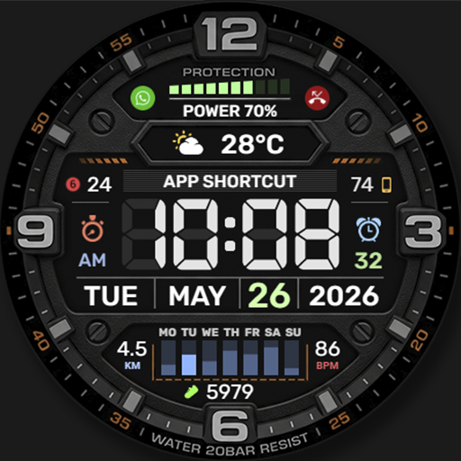 WFP 357 COMMANDER Watch Face Google Play icon captured 2026-08-13