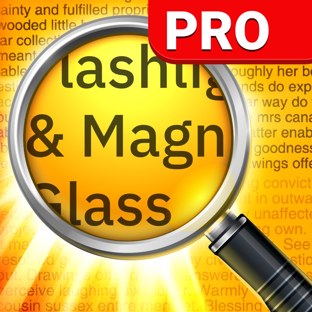 Magnifying Glass Pro (Torch) app icon captured 2026-08-12