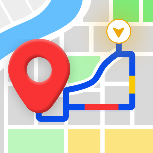 GPS Voice Map & Route Finder Google Play icon